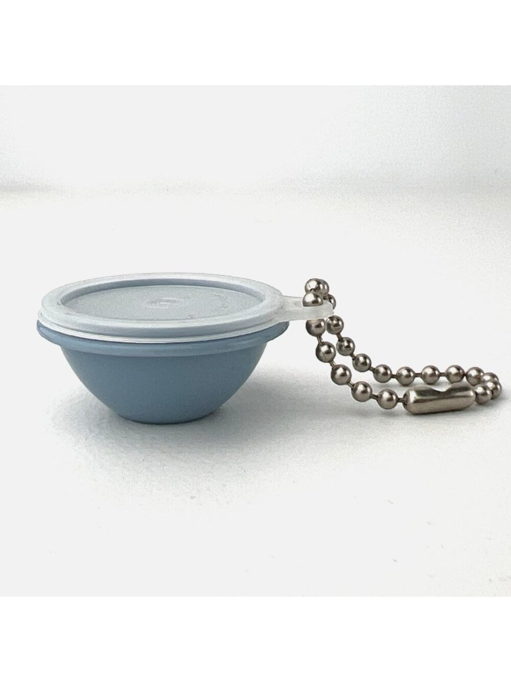 Vtg Tupperware Wonderlier Bowl Keychain Blue #1306-8 With Seal Made in the USA